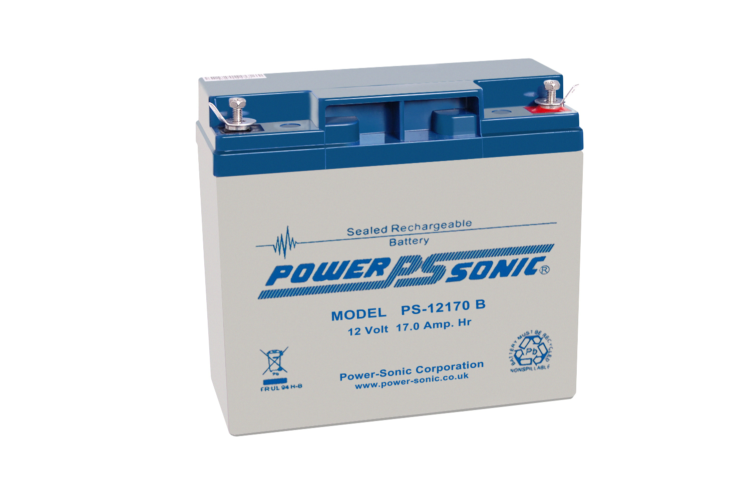 Power-Sonic 12V 17AH - PS12170GB