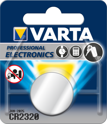Pile bouton lithium VARTA CR2320
