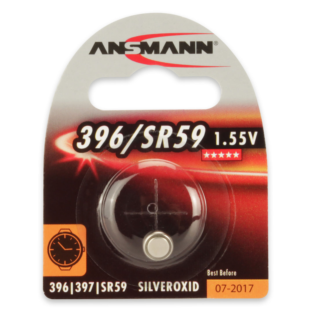 Pile bouton oxyde d'argent ANSMANN 396/397 - SR59