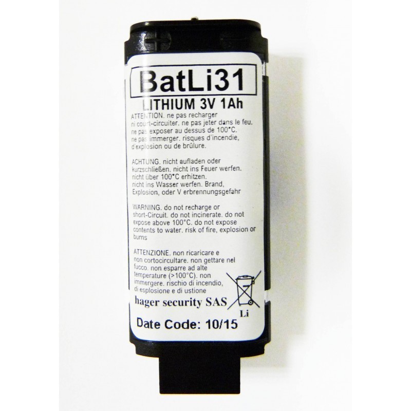 Pile alarme DAITEM compatible BATLI31    3V 1AH