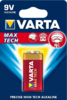 Blister de 1 pile 9V VARTA 6LR61 Maxi Tech