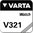 Pile bouton oxyde d'argent VARTA 321 - SR616SW