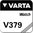 Pile bouton oxyde d'argent VARTA 379 - SR521SW