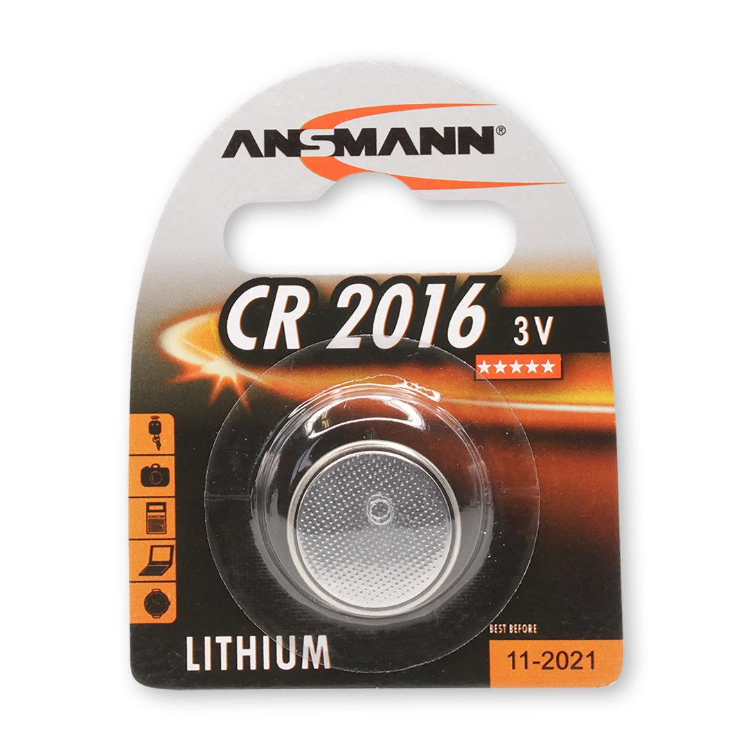 Pile bouton lithium ANSMANN CR2016