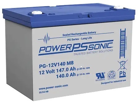 Power-Sonic 12V 140AH PG12V140