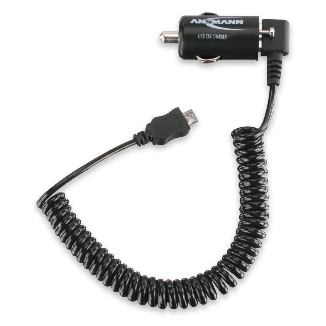 Chargeur allume cigare / USB 1A + cable mico USB 1 mètre