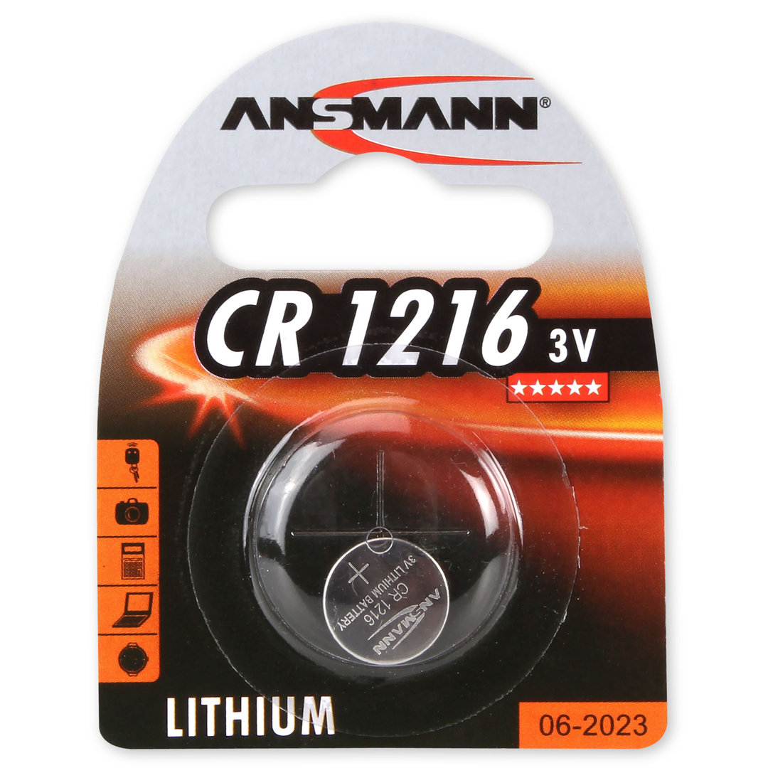 Pile bouton lithium ANSMANN CR1216