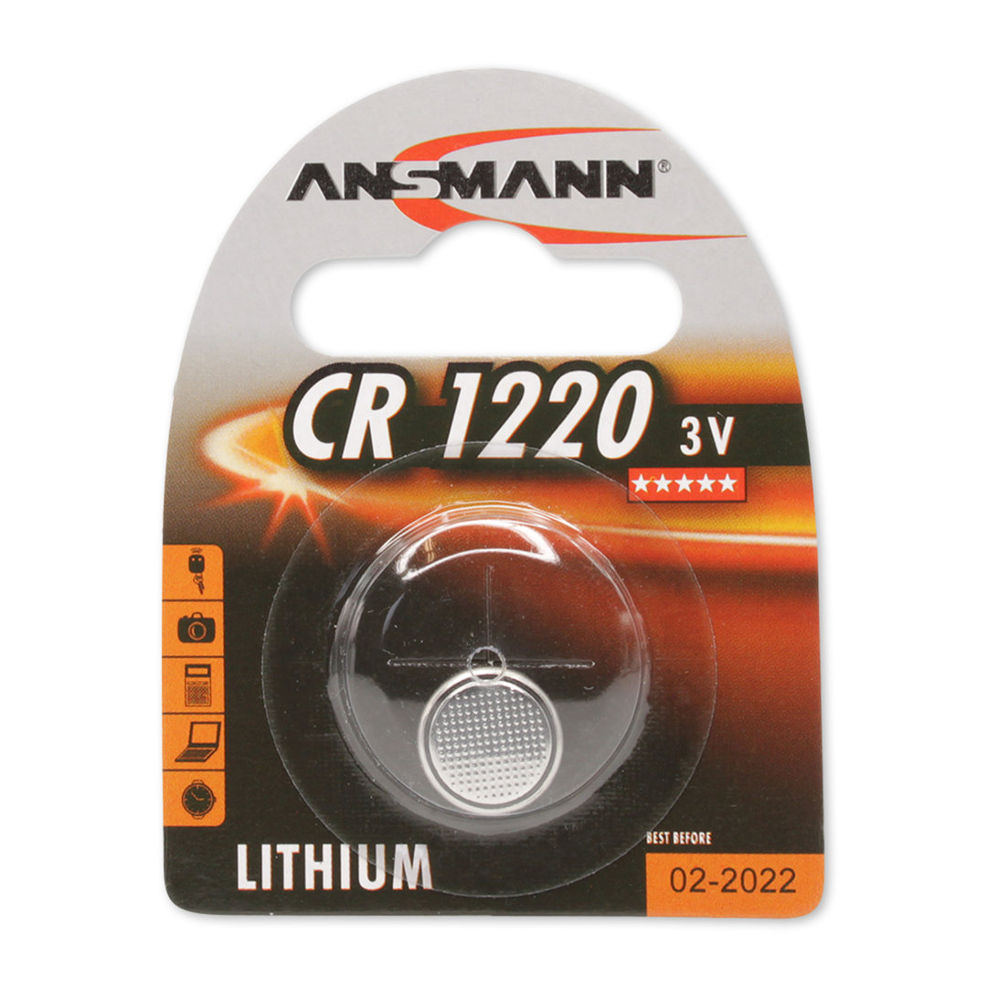 Pile bouton lithium ANSMANN CR1220