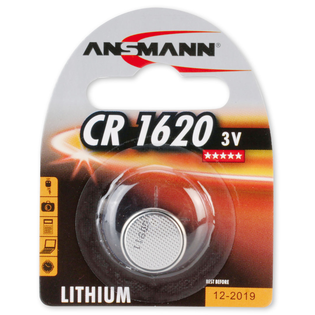 Pile bouton lithium ANSMANN CR1620