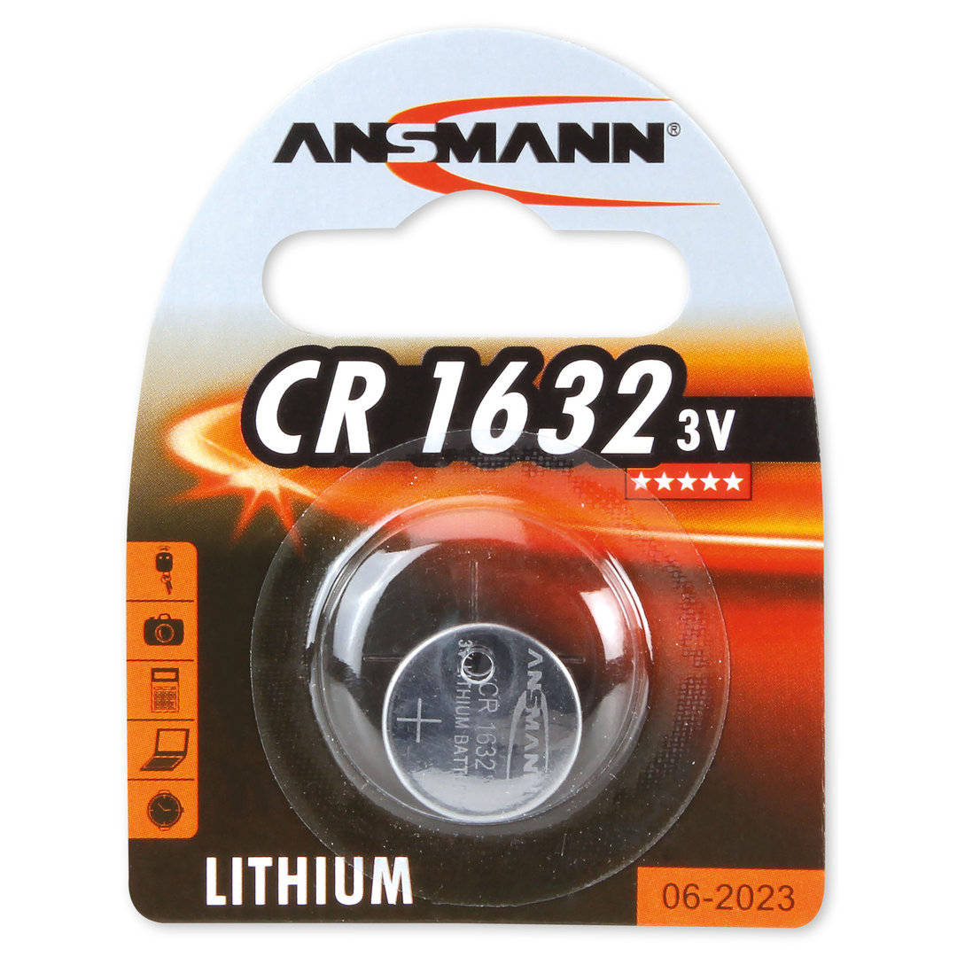 Pile bouton lithium ANSMANN CR1632