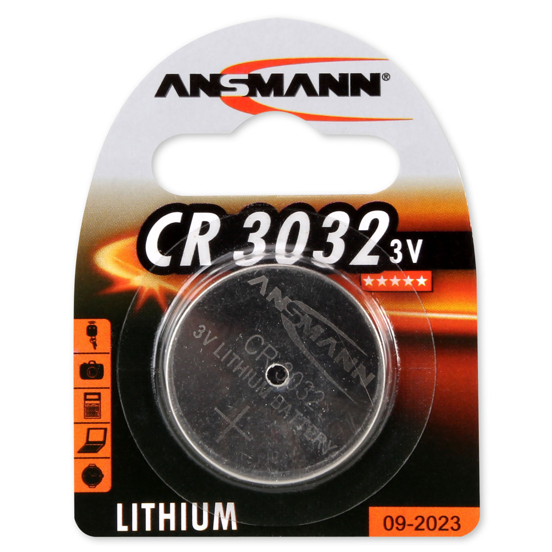 Pile bouton lithium ANSMANN CR3032