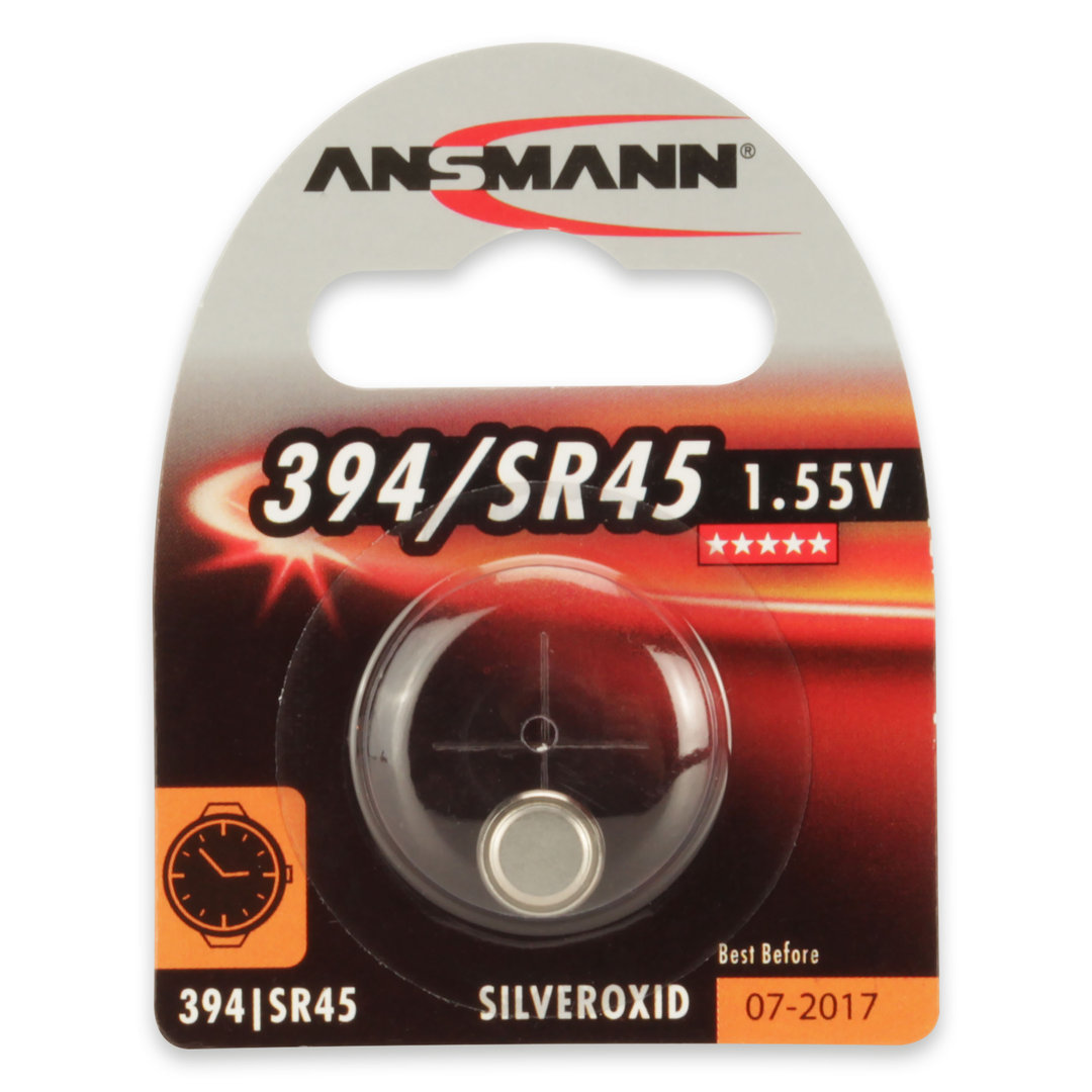 Pile bouton oxyde d'argent ANSMANN 394 - SR45
