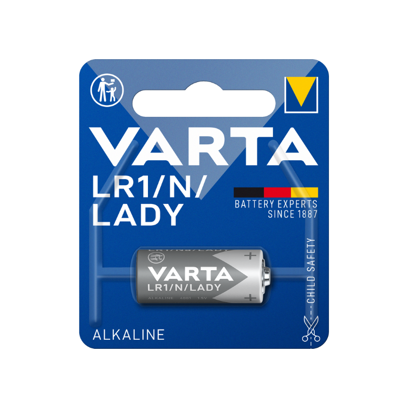 Blister de 1 Pile 1.5v VARTA Type LR01/N