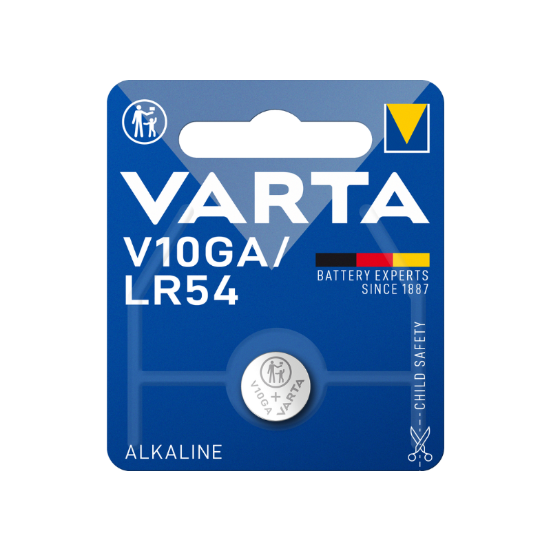 Pile Alcaline V10 1.5V VARTA LR54