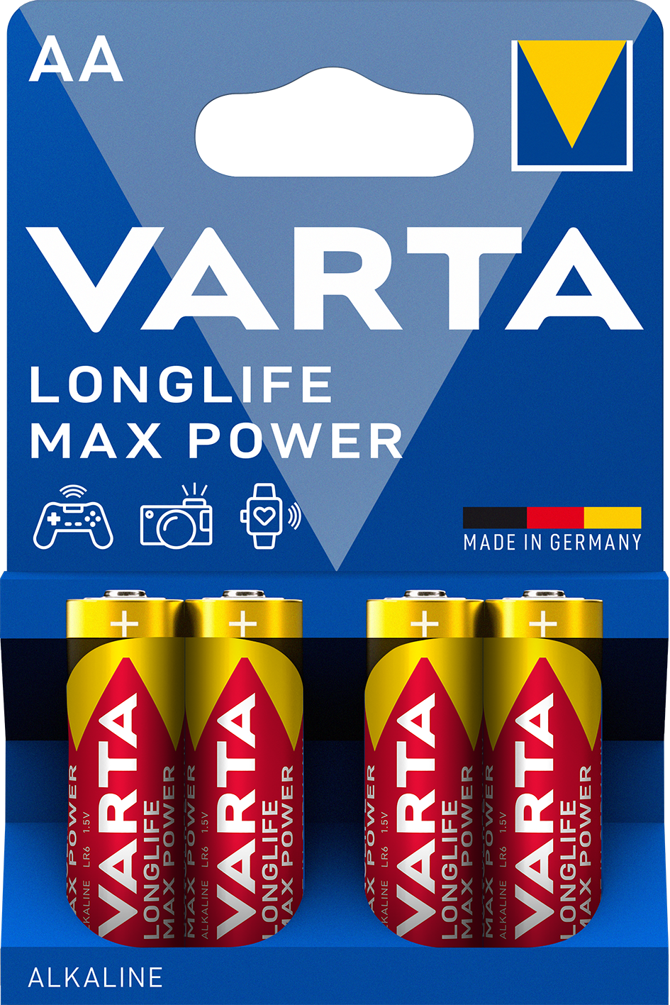 Blister de 4 Piles 1.5v VARTA LR06/AA Maxi Power