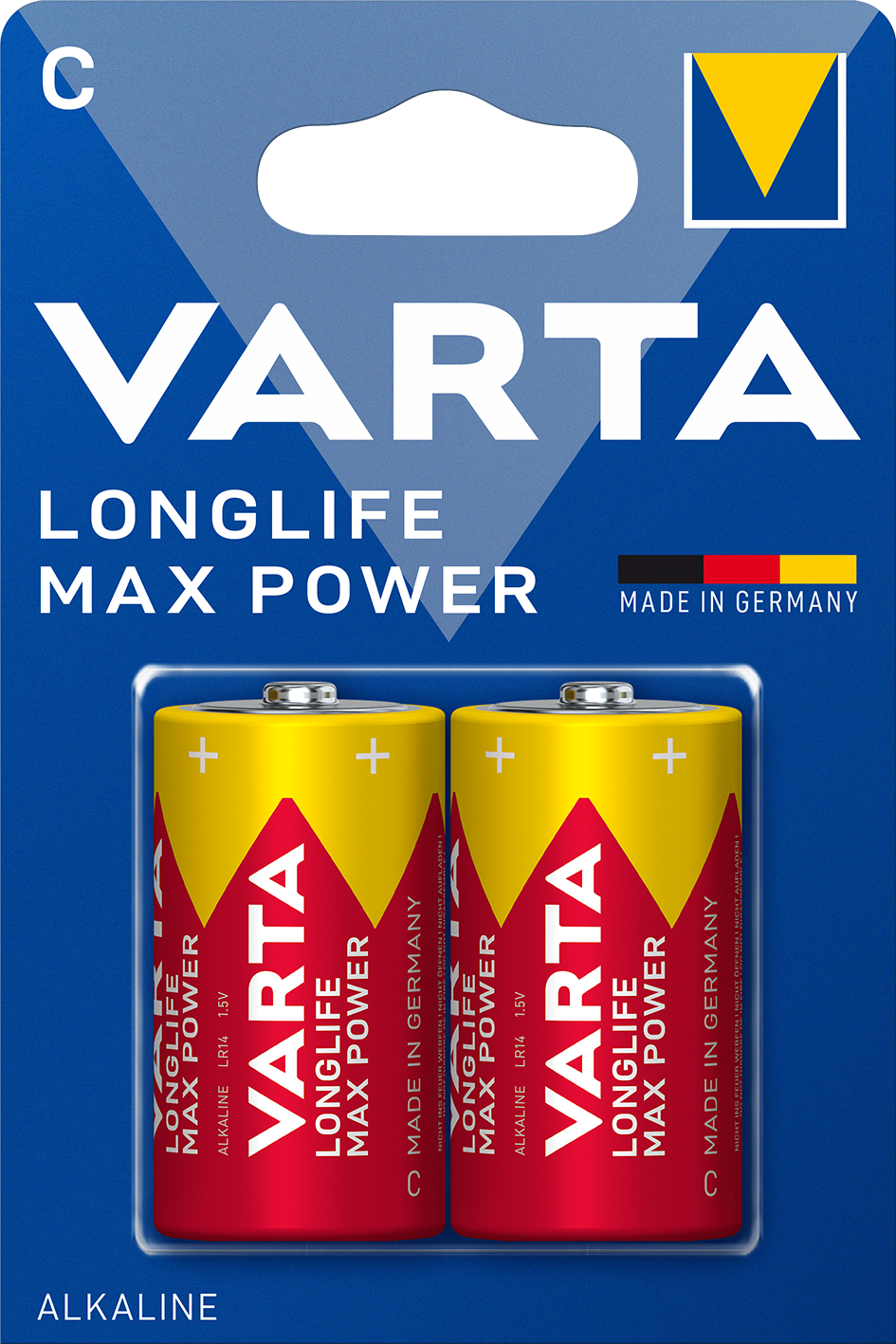 Blister de 2 Piles 1.5v VARTA LR14/C Maxi Power